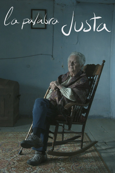 Póster de La palabra justa