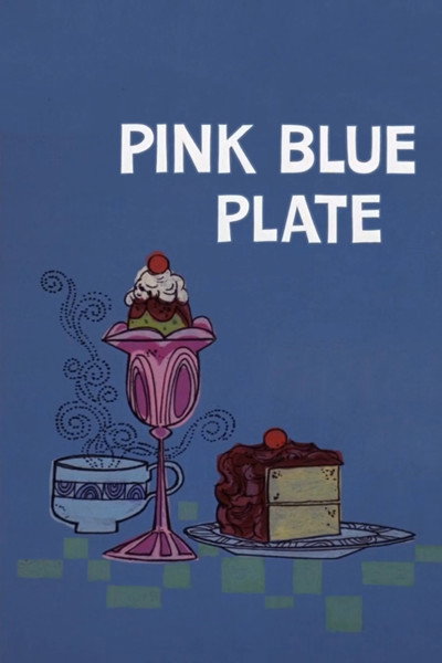 Póster de La Pantera Rosa: Plato azul y rosa