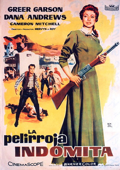 Póster de La pelirroja indómita