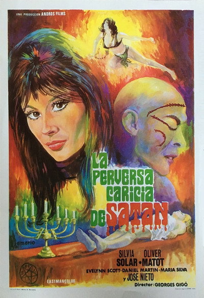 Póster de La perversa caricia de Satán
