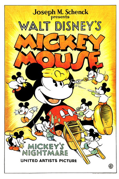 Póster de La pesadilla de Mickey