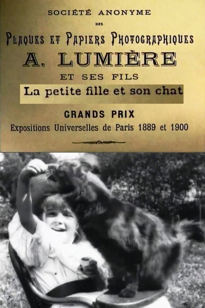 Póster de La petite fille et son chat