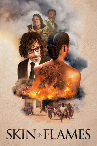 Póster de La piel en llamas
