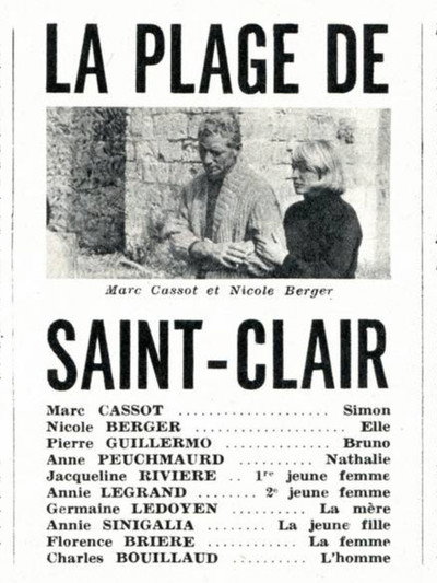 Póster de La plage de Saint-Clair
