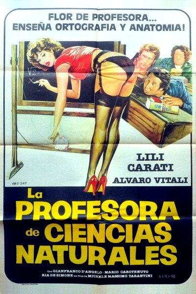 Póster de La profesora de ciencias naturales