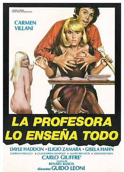 Póster de La profesora lo enseña todo