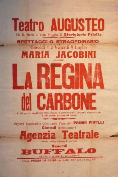 Póster de La regina del carbone