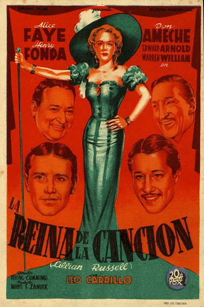 Póster de La reina de la canción