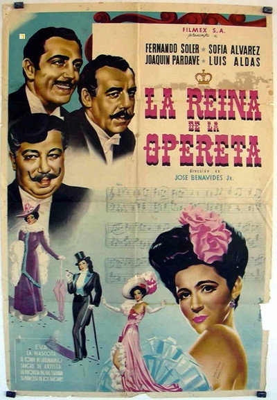 Póster de La reina de la opereta