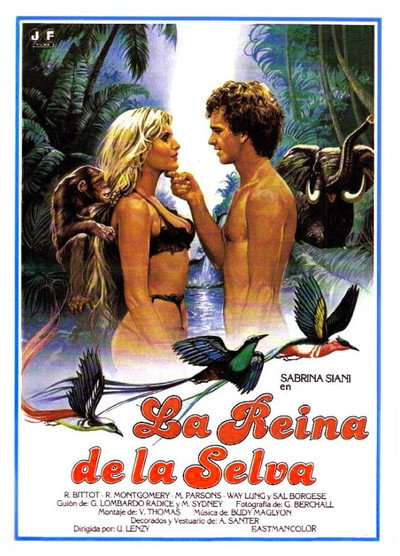 Póster de La reina de la selva