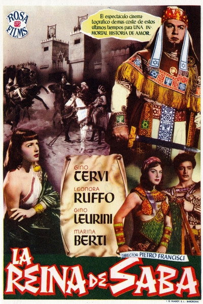 Póster de La reina de Saba