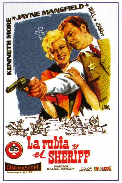 Póster de La rubia y el Sheriff