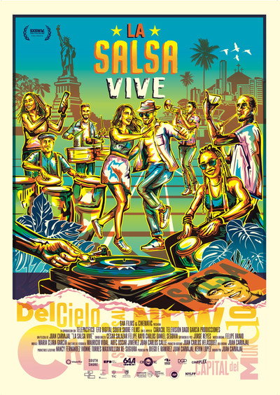Póster de La salsa vive