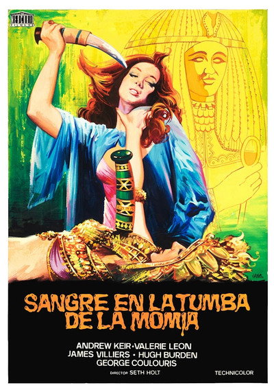 Póster de La sangre de la tumba de la momia