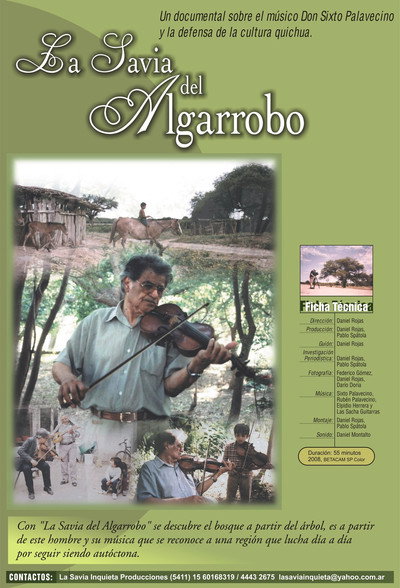 Póster de La savia del algarrobo