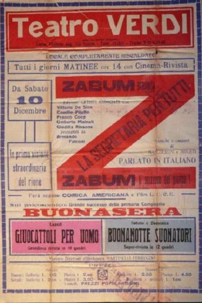Póster de La segretaria per tutti