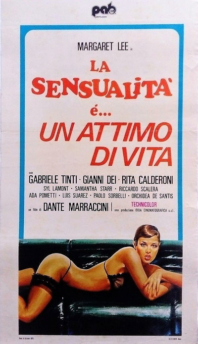 Póster de La sensualità è un attimo di vita