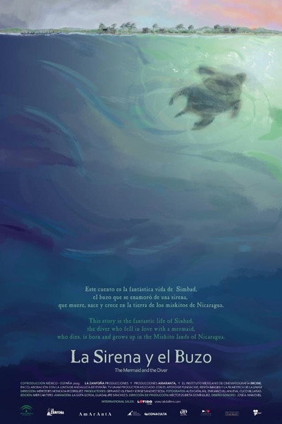 Póster de La sirena y el buzo