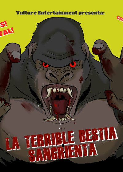 Póster de La terrible bestia sangrienta