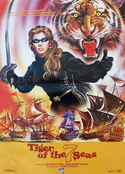 Póster de La tigresa de los 7 mares