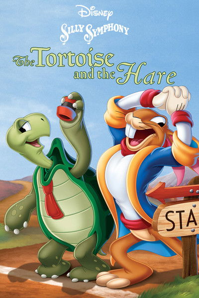 Póster de La tortuga y la liebre