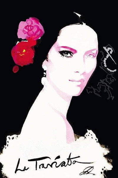 Póster de La Traviata de Valentino, por Sofia Coppola