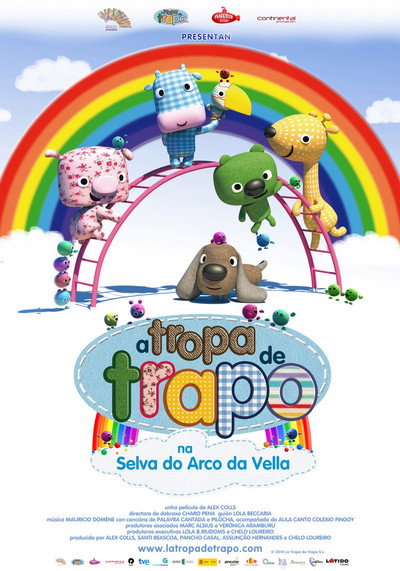 Póster de La Tropa de Trapo en la Selva del Arcoíris