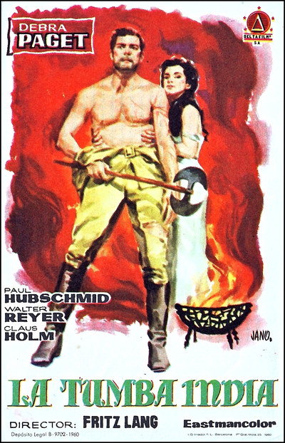 Póster de La tumba india