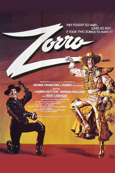 Póster de La última locura de Zorro