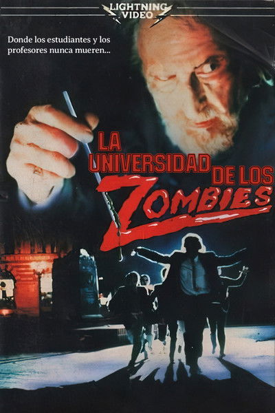 Póster de La universidad de los zombis