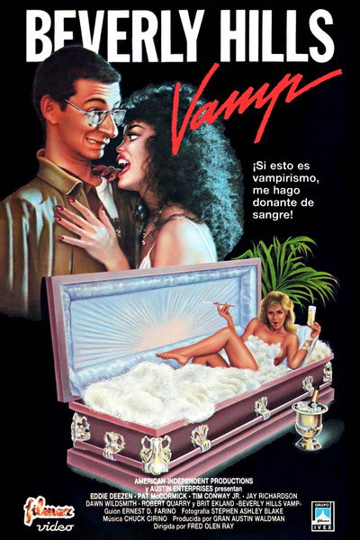Póster de La vampiresa de Beverly Hills