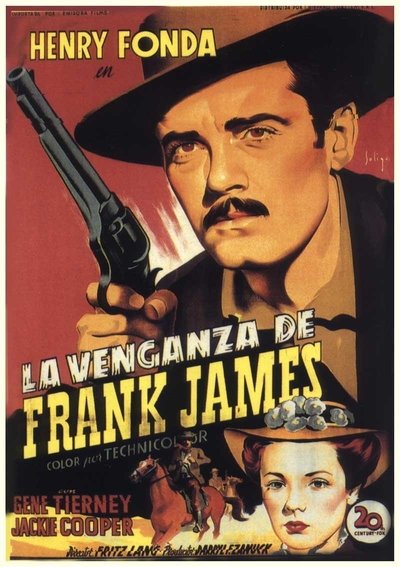 Póster de La venganza de Frank James