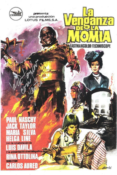 Póster de La venganza de la momia