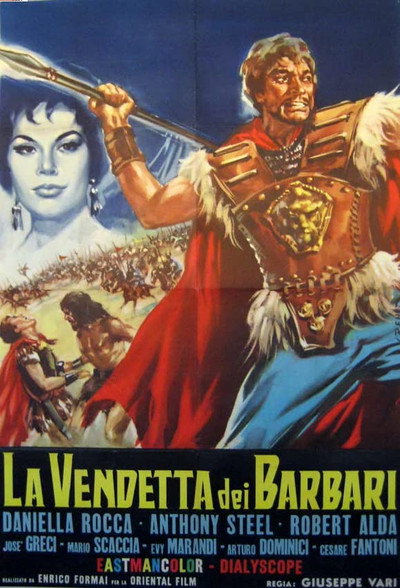 Póster de La venganza de los bárbaros