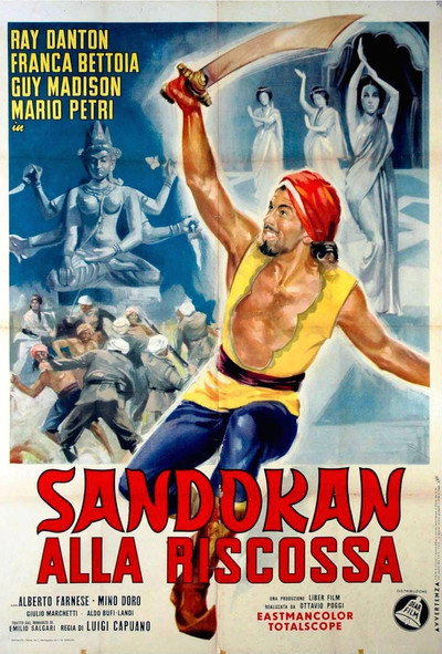 Póster de La venganza de Sandokan