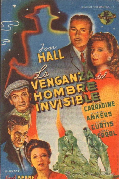 Póster de La venganza del hombre invisible
