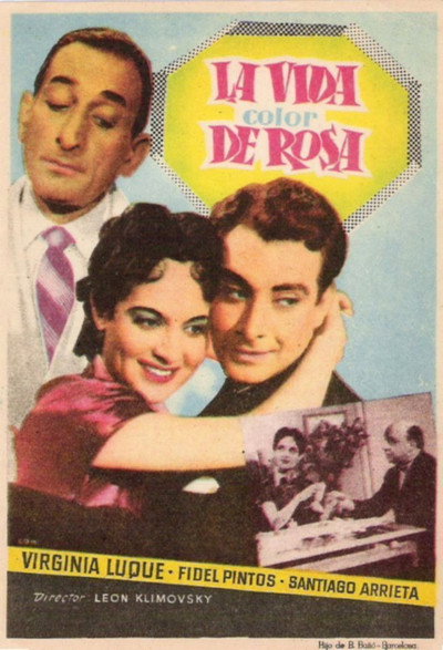 Póster de La vida color de rosa