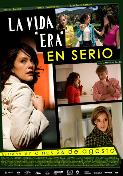 Póster de La vida era en serio