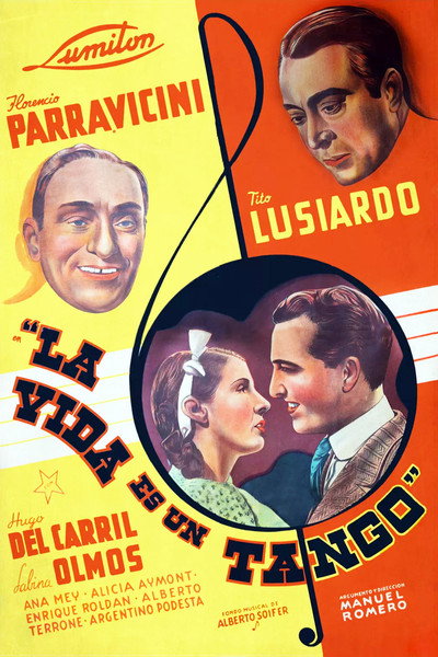 Póster de La vida es un tango