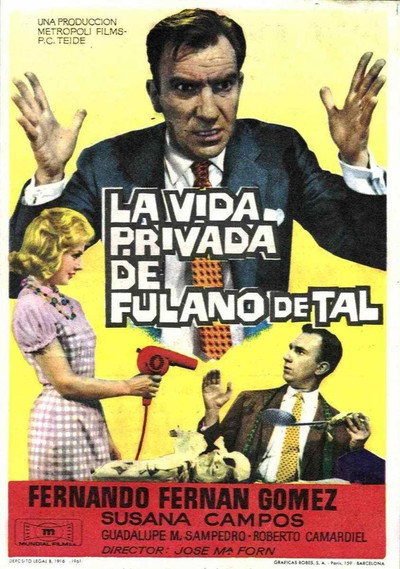 Póster de La vida privada de fulano de tal