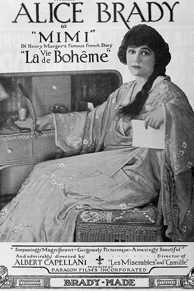 Póster de La vie de Bohème