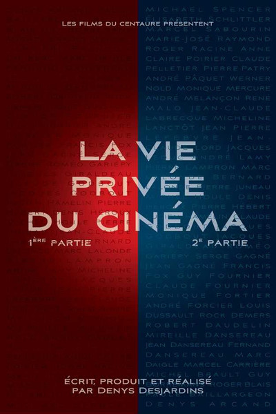 Póster de La vie privée du cinéma