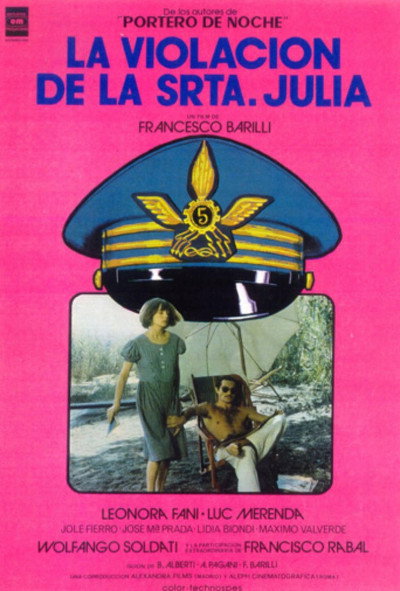 Póster de La violación de la señorita Julia