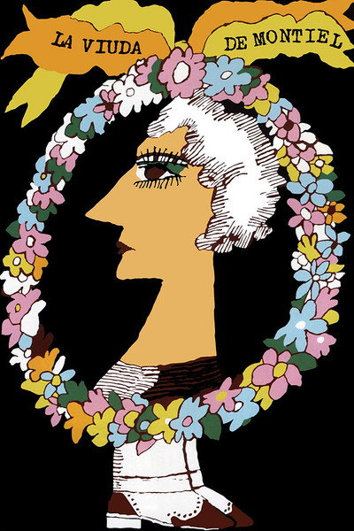 Póster de La viuda de Montiel
