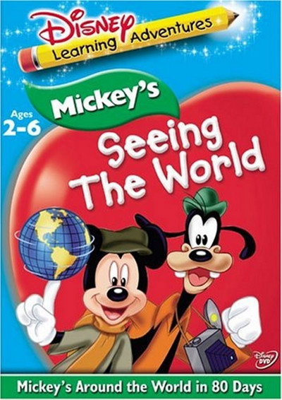 Póster de La vuelta al mundo en 80 días de Mickey