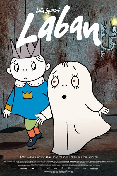 Póster de Laban, el petit fantasma. Quina por!