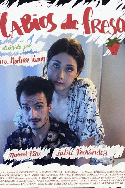 Póster de Labios de Fresa