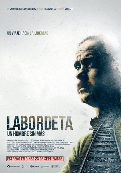 Póster de Labordeta. Un hombre sin más