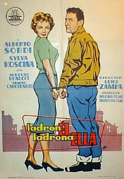 Póster de Ladrón él, ladrona élla