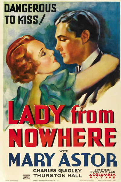 Póster de Lady from Nowhere